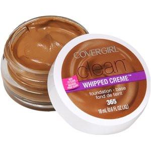 COVERGIRL Clean Whipped Creme Foundation, Tawny 365, 0.6 fl oz (18ml) - ADDROS.COM